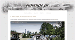 Desktop Screenshot of cultstyle.pl